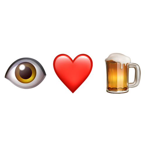 👁❤🍺 Emoji Domain iOS rendering